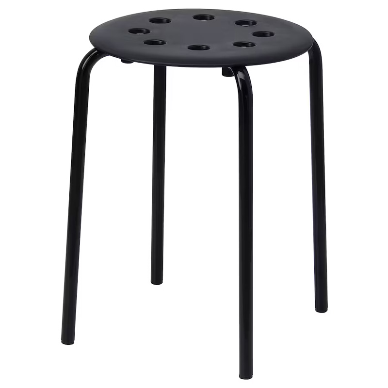 楽天市場】【 IKEA イケア 】 MARIUS マリウス スツール ブラック 黒