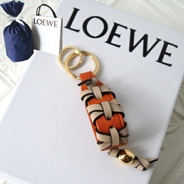 3-2680 ロエベ アナグラム キーリング ギフトにも！【LOEWE】ロエベ