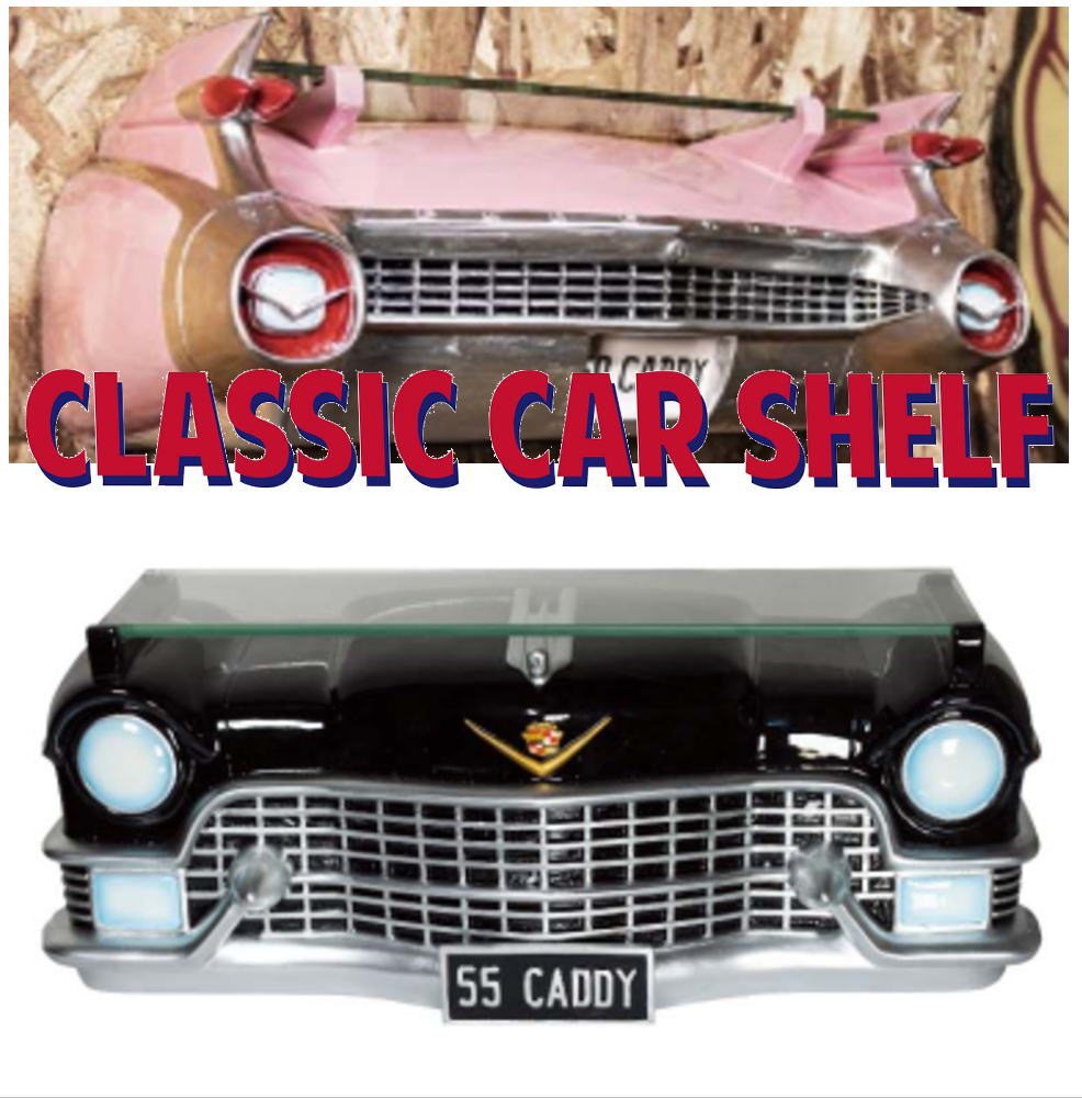 楽天市場】アメリカン雑貨 クラシックカーシェルフブラック 黒 55CHEVY