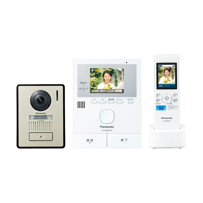 楽天市場】Panasonic パナソニックVL-SWE210KLA どこでもドアホン