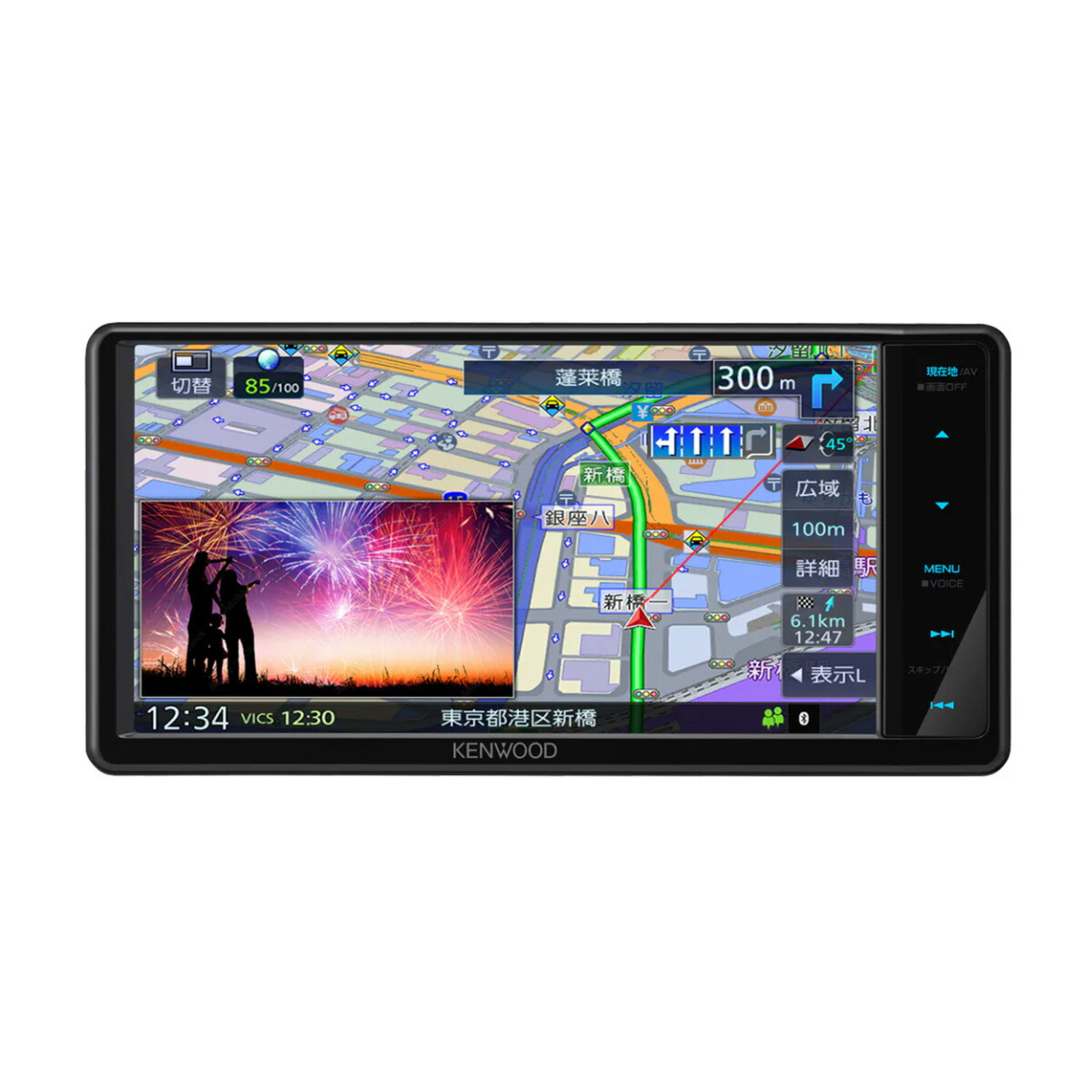 楽天市場】MDV-D612W ケンウッド フルセグナビ 7インチ 200mm ハイレゾ