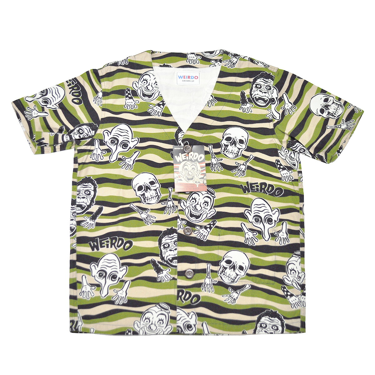 楽天市場】WEIRDO ウィアード / 「VOODOO HEAD - S/S SHIRTS / PURPLE