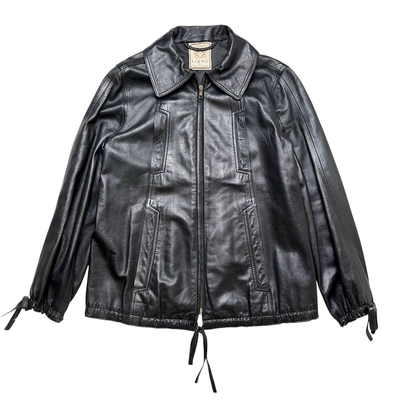 楽天市場】LOEWE VINTAGE LAMB LEATHER BLOUSON 50 ロエベ ラムレザー