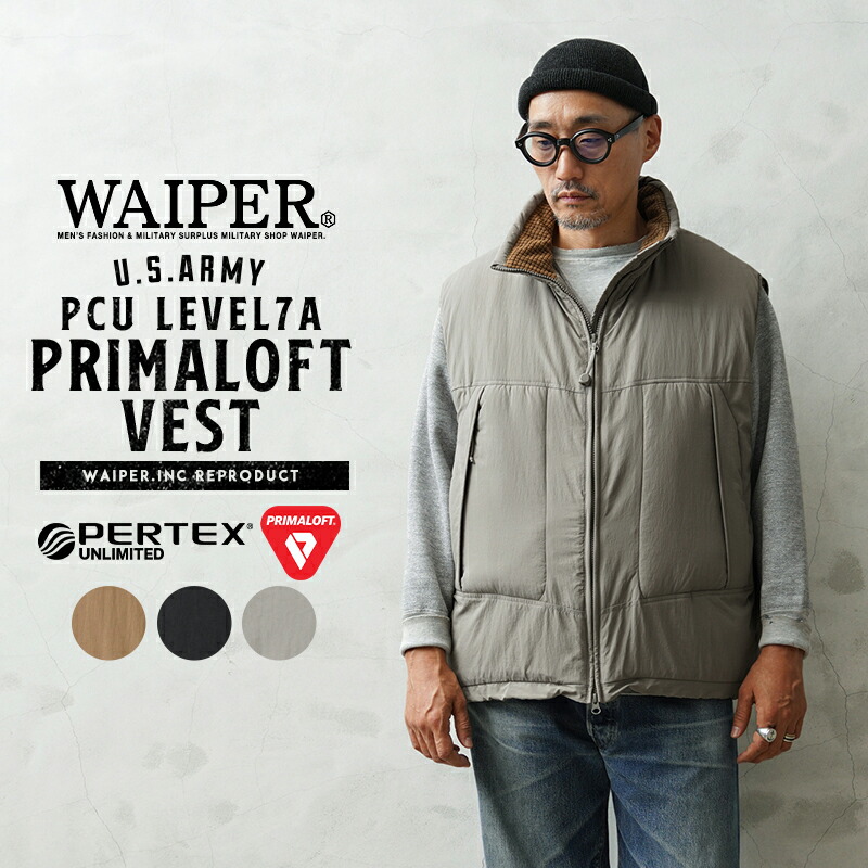 楽天市場】BAF社 ECWCS LEVEL7 PRIMALOFT VEST Coyote S M L (レベル7