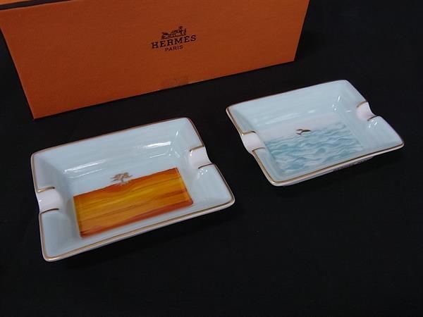 楽天市場】エルメス LES LEOPARDS・ヒョウ レオパード 陶器 灰皿