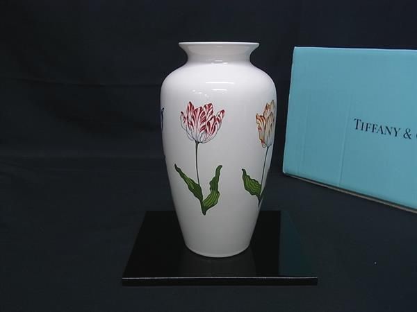 楽天市場】ティファニー 花柄 フラワーベース・花瓶 チューリップ