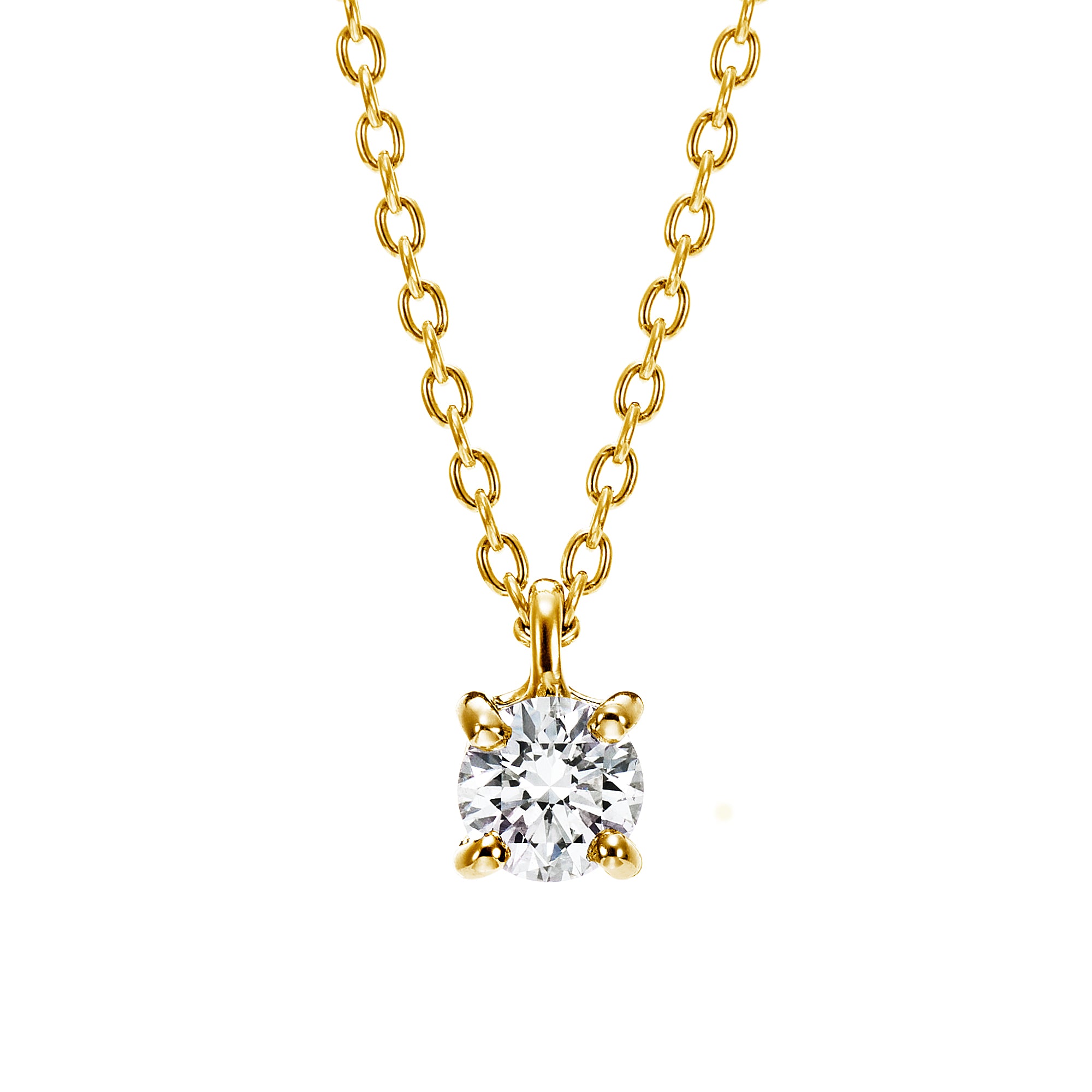 JPF0080G-エーデル K18イエローゴールド ダイヤモンドペンダント0.15ct