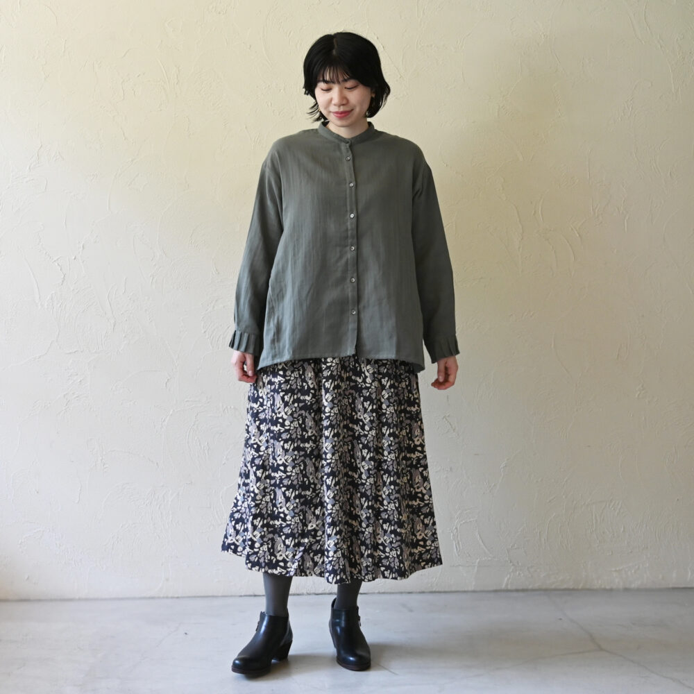 WGソデタックスタンドカラーシャツ - 【シサム工房 公式OnlineStore