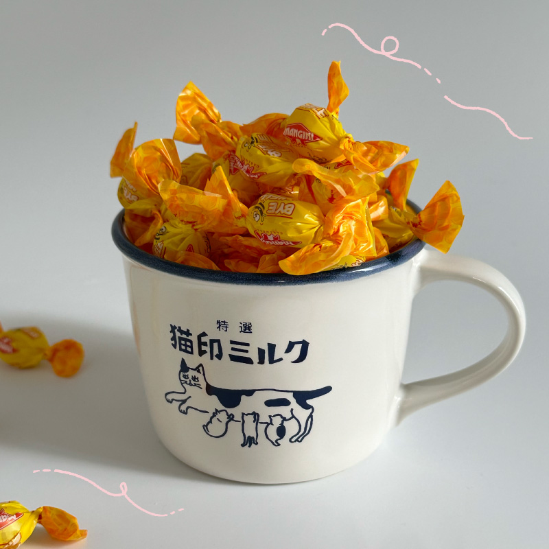 星羊社】 マグカップ 猫印ミルク 美濃焼｜てんとてん｜インテリア雑貨