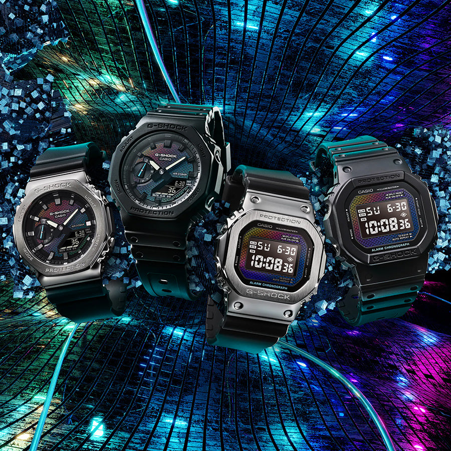 G-SHOCK レインボー ブリック ウォール メタルカバード GM-2100RW-1AJF