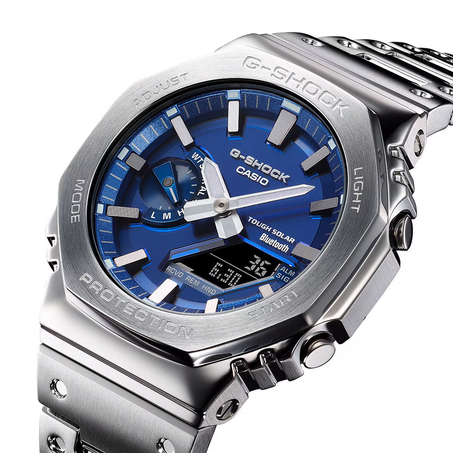G-SHOCK フルメタル ブルーアクセント GM-B2100AD-2AJF メンズ