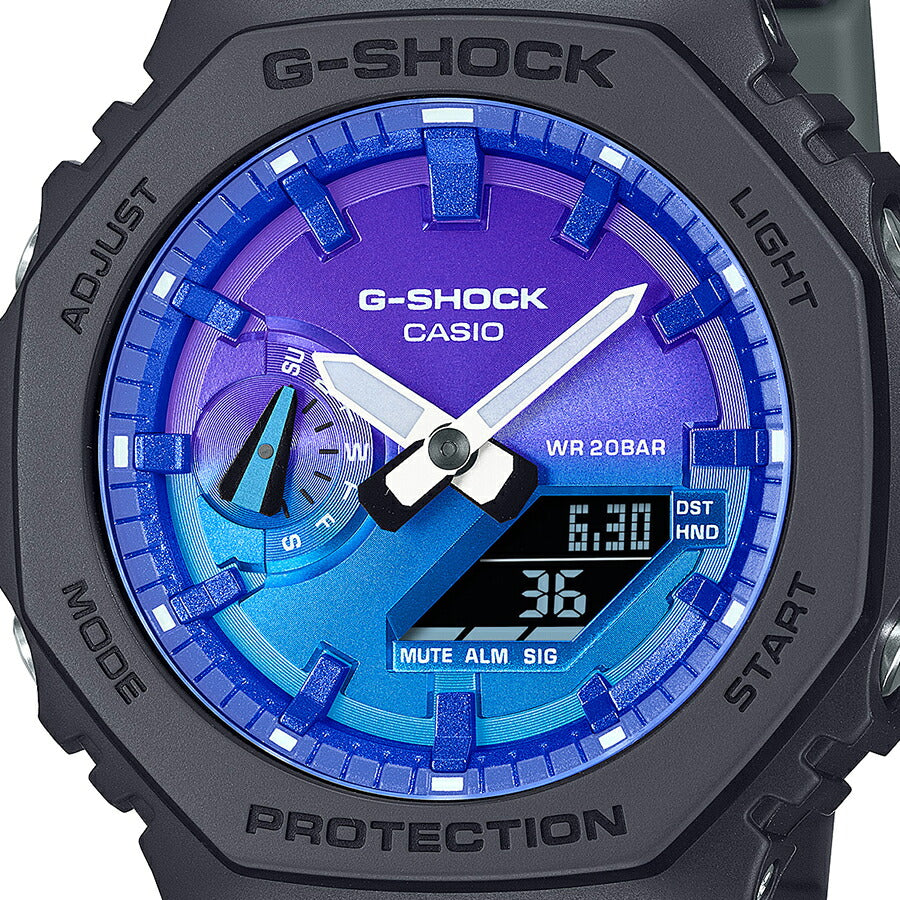 G-SHOCK フレイムインサイド フレイムブルー GA-2100FL-1AJF メンズ