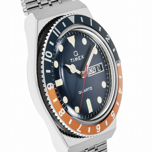 TIMEX Q TIMEX 復刻モデル TW2U61100 メンズ 電池式 メタルバンド