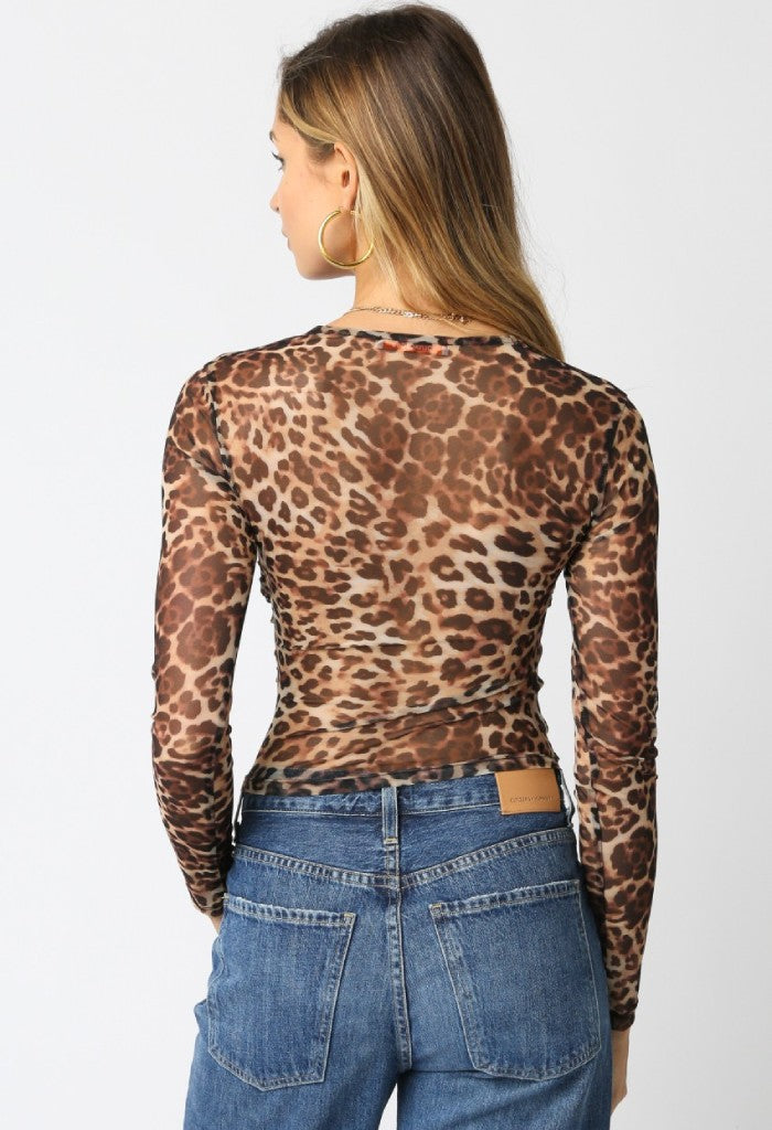 Charlee Leopard Top - KK Bloom Boutique