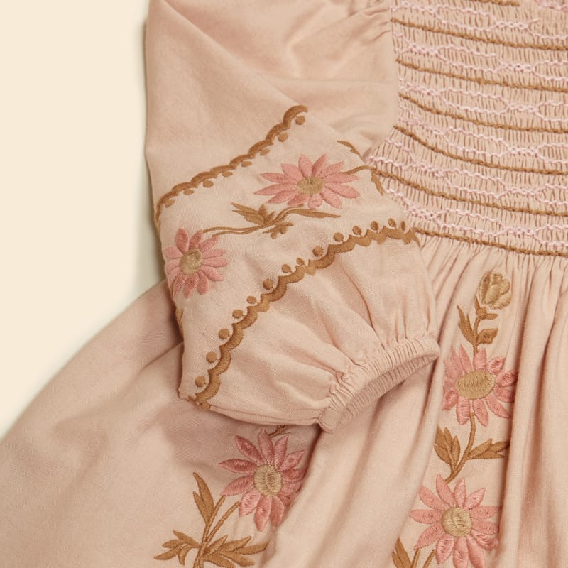 Penelope Dress - Pink Sand 2-3y apolina apolina penelope 2-3y