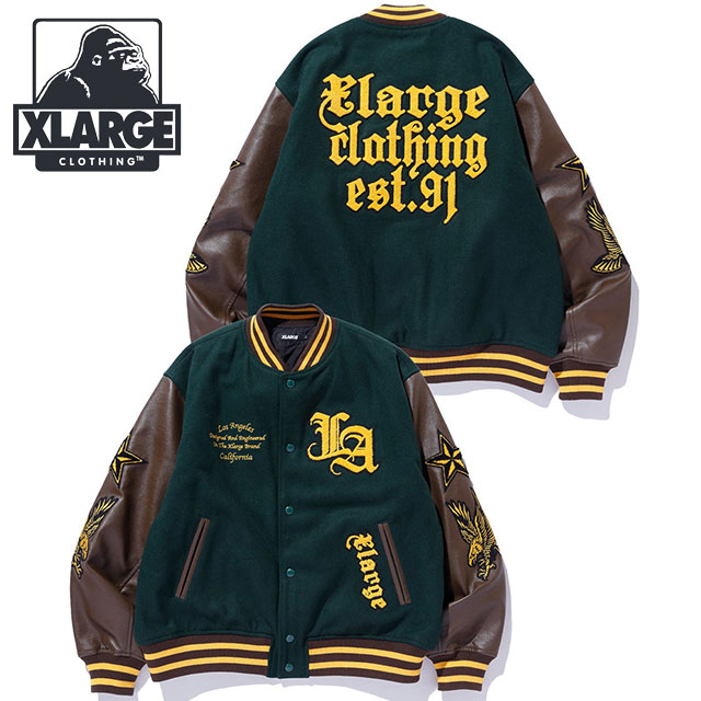 XLARGE（エクストラ ラージ） バーシティジャケット 101254021004 FW25