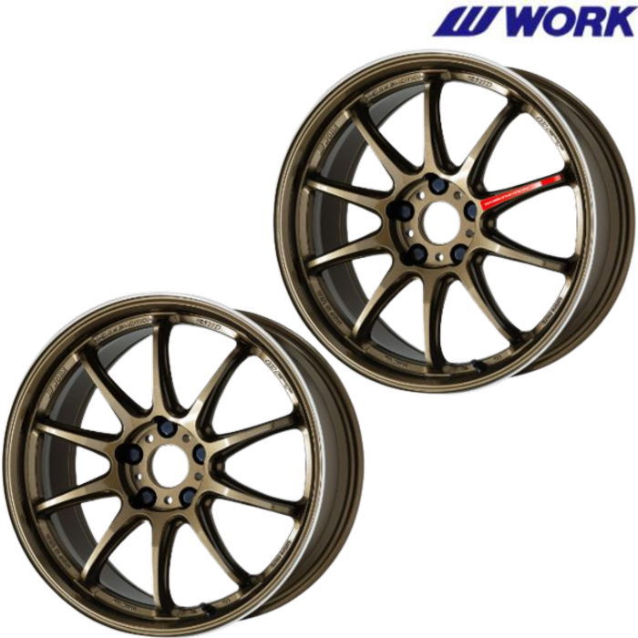 WORK 19インチ 5穴 114.3 8.5J 9.5J 10.5J WORK EMOTION ZR10 チタン