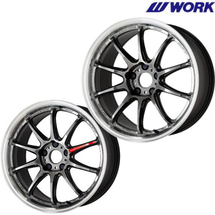 WORK 15インチ 4穴 100 5J WORK EMOTION ZR10 グリミットブラック
