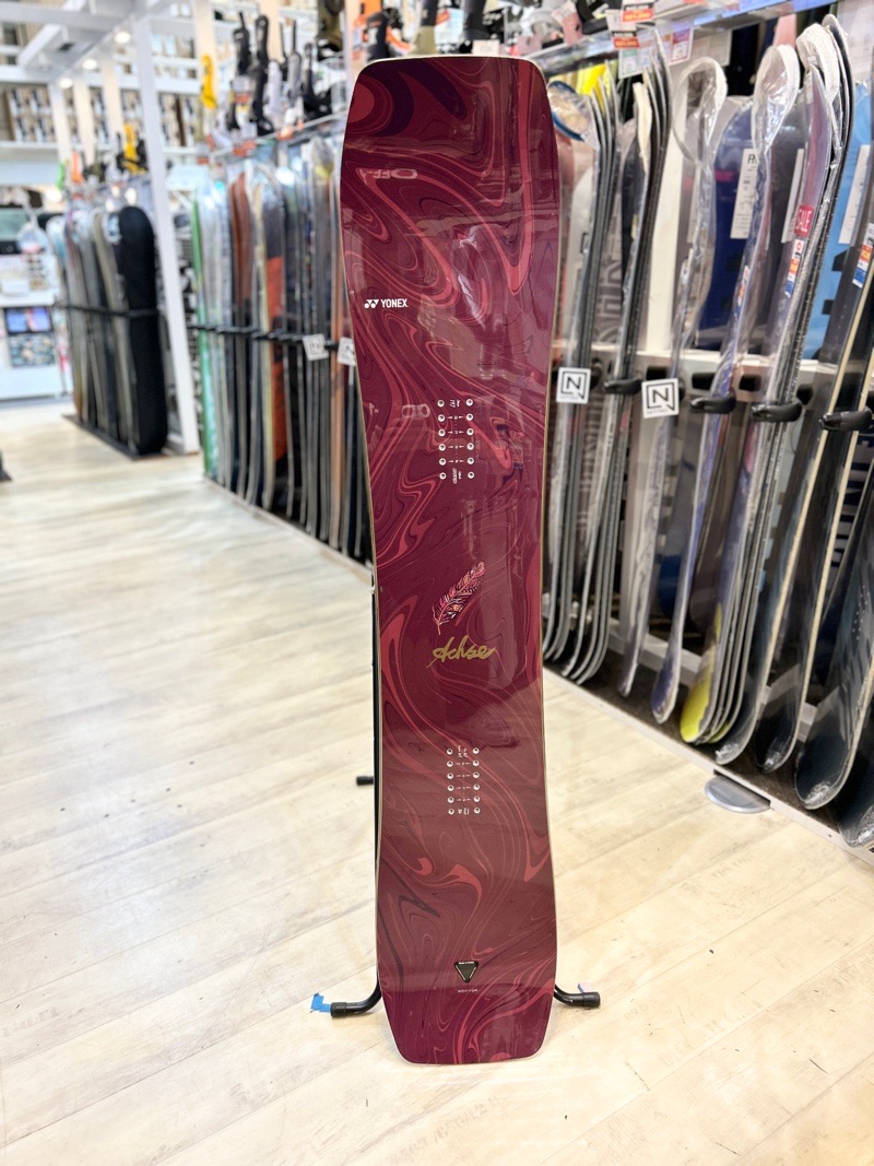 メンズ スノーボード 板 150cm YONEX ACHSE カラー:ボルドー