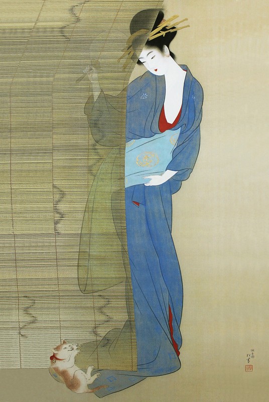 複製画60cm×90cm(額無し) 上村松園(No.1~20) 不織布和紙風