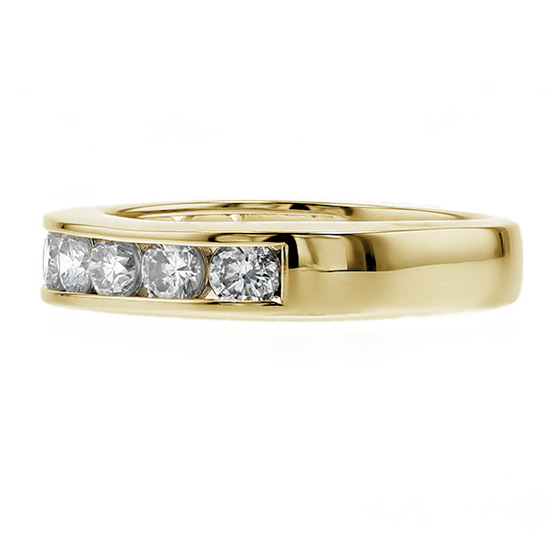 ダイヤモンド ハーフエタニティ リング 1.0ct(Total) F〜Kカラークラス