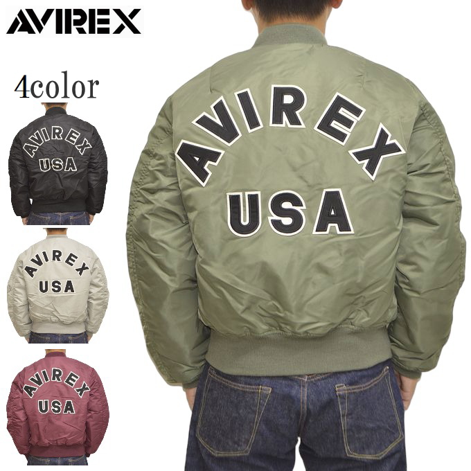 AVIREX（アヴィレックス） 6102171 コマーシャル ロゴ MA-1 フライト
