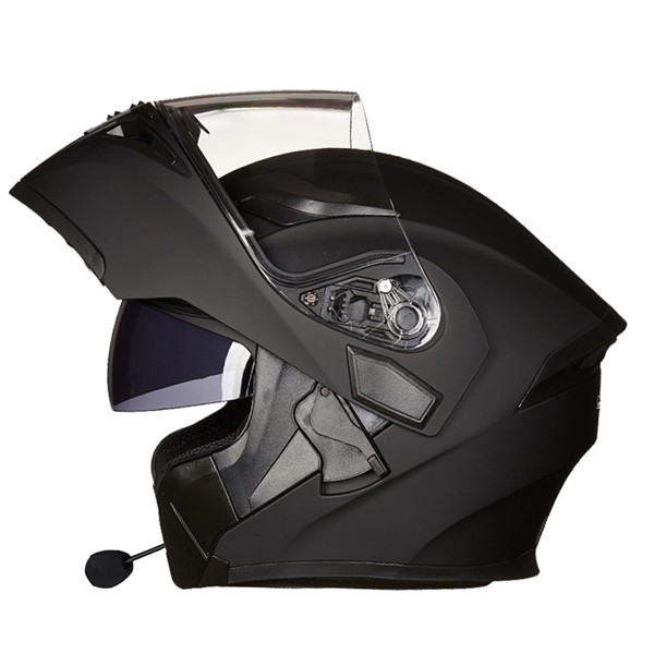 バイクヘルメット ブルートゥース付き フリップアップ システム