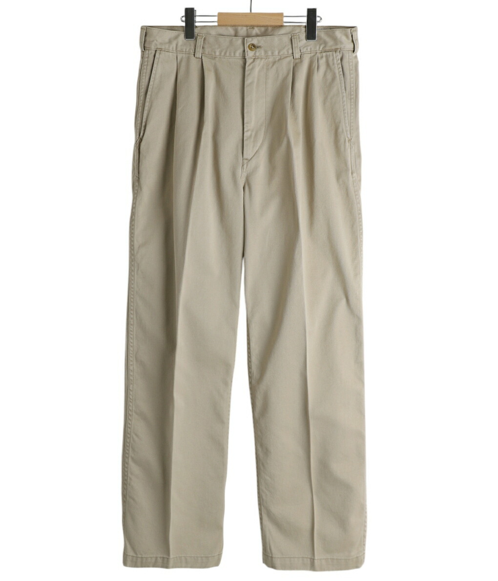 orSlow（オアスロウ） ： TWO TUCK WIDE TROUSERS ： 03-5021-40