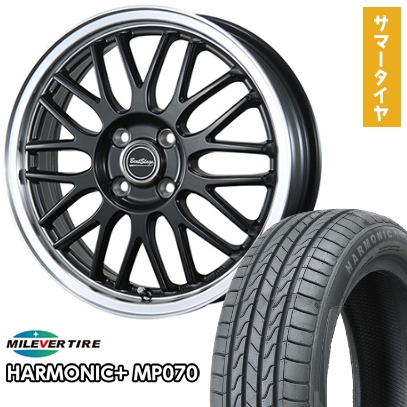 165/45R16 夏タイヤ ホイール4本セット 軽自動車用 MILEVER