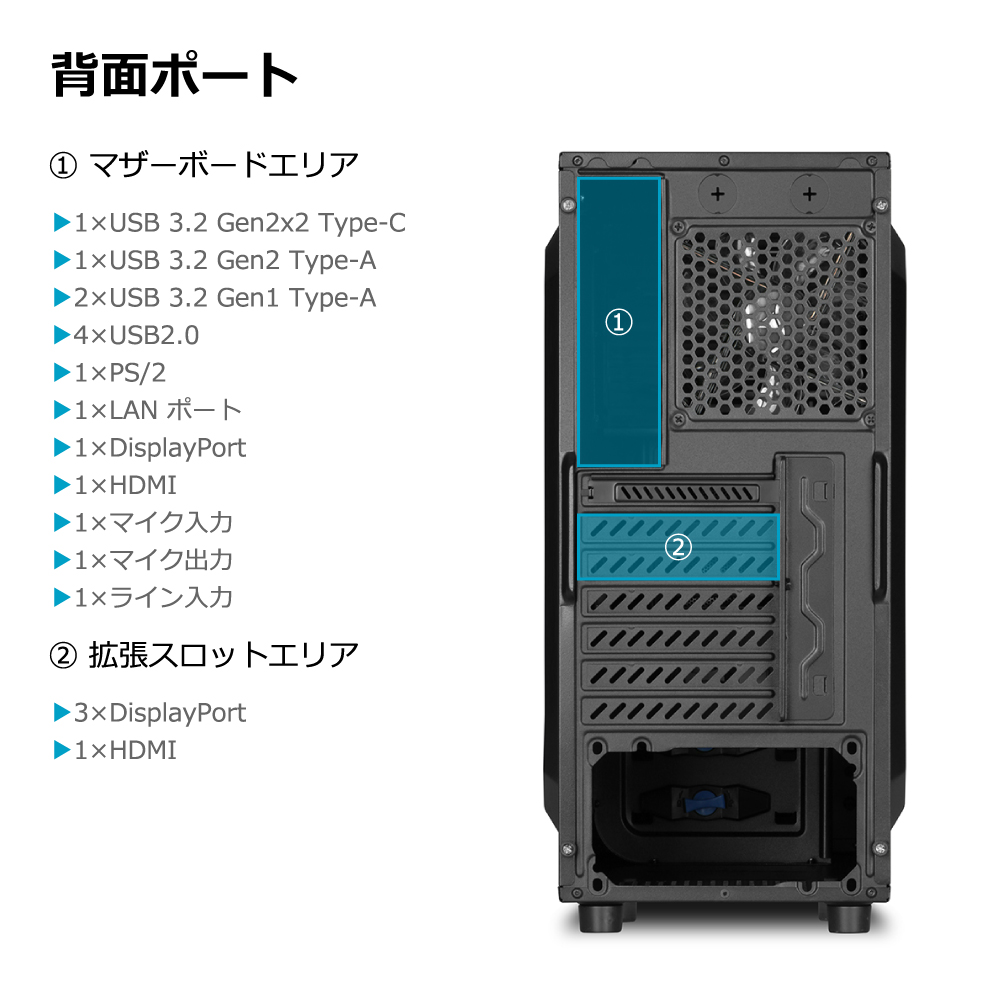 インテル（intel） ゲーミングPC RTX5070Ti Core i9-14900KF メモリ