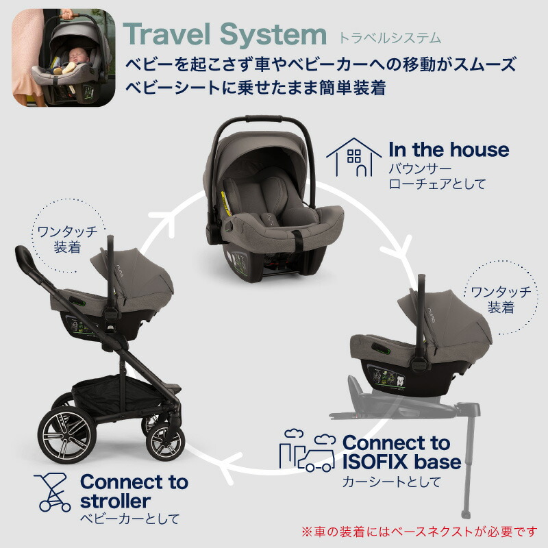 レビュー特典付！ nuna（ヌナ） ベビーカー イクサ ネクスト サンダー