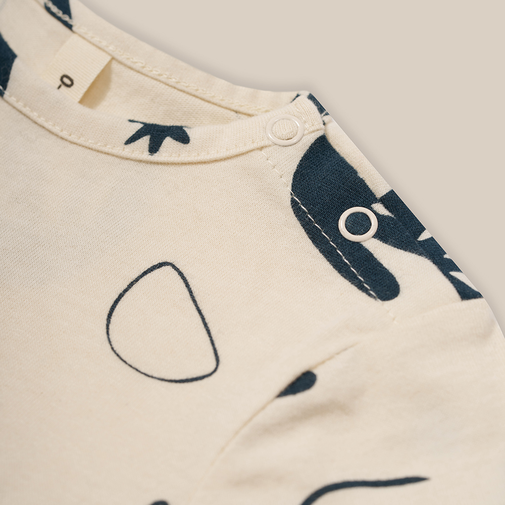 Tシャツ キッズ ベビー オーガニックズー Organic Zoo Capri Undyed