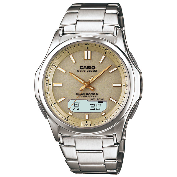 WAVE（CASIO） 腕時計 メンズ 電波ソーラー カシオ腕時計 敬老の日