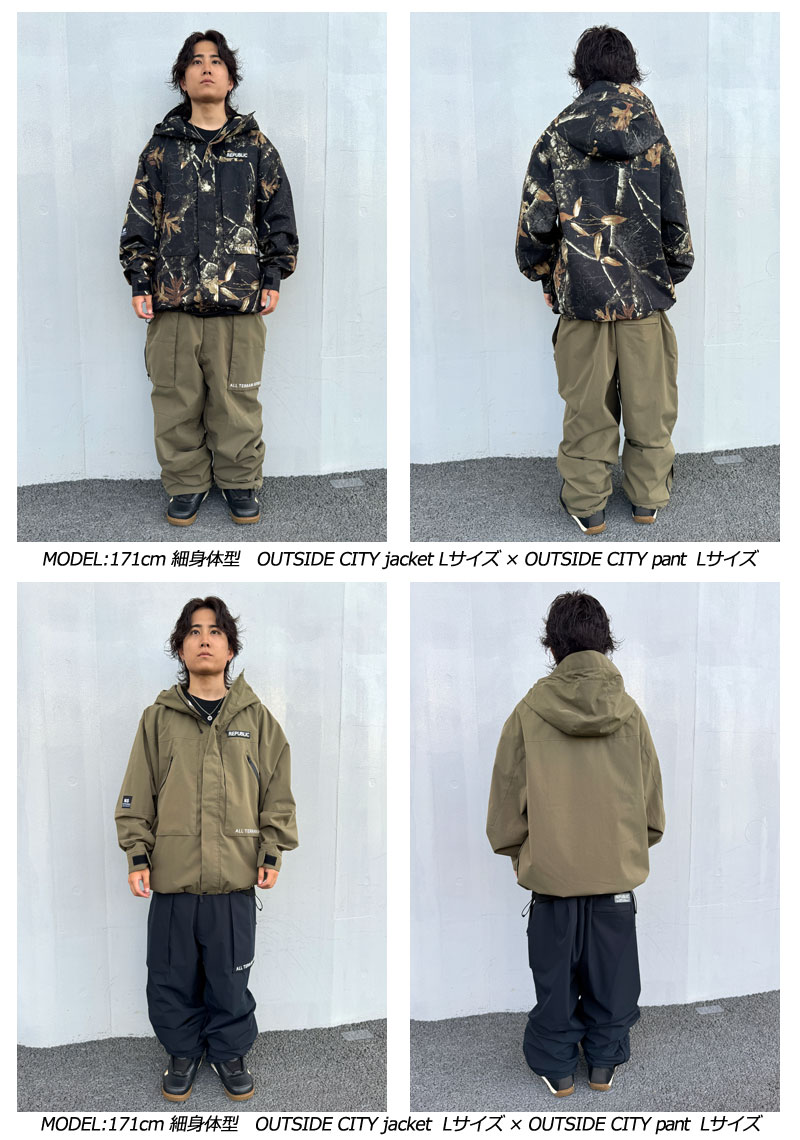 25-26 REPUBLIC&CO/リパブリック OUTSIDE CITY parka 着用説明動画