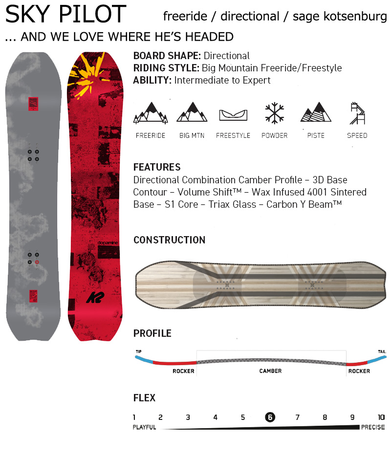 25-26 K2/ケーツー SKY PILOT スカイパイロット メンズ レディース