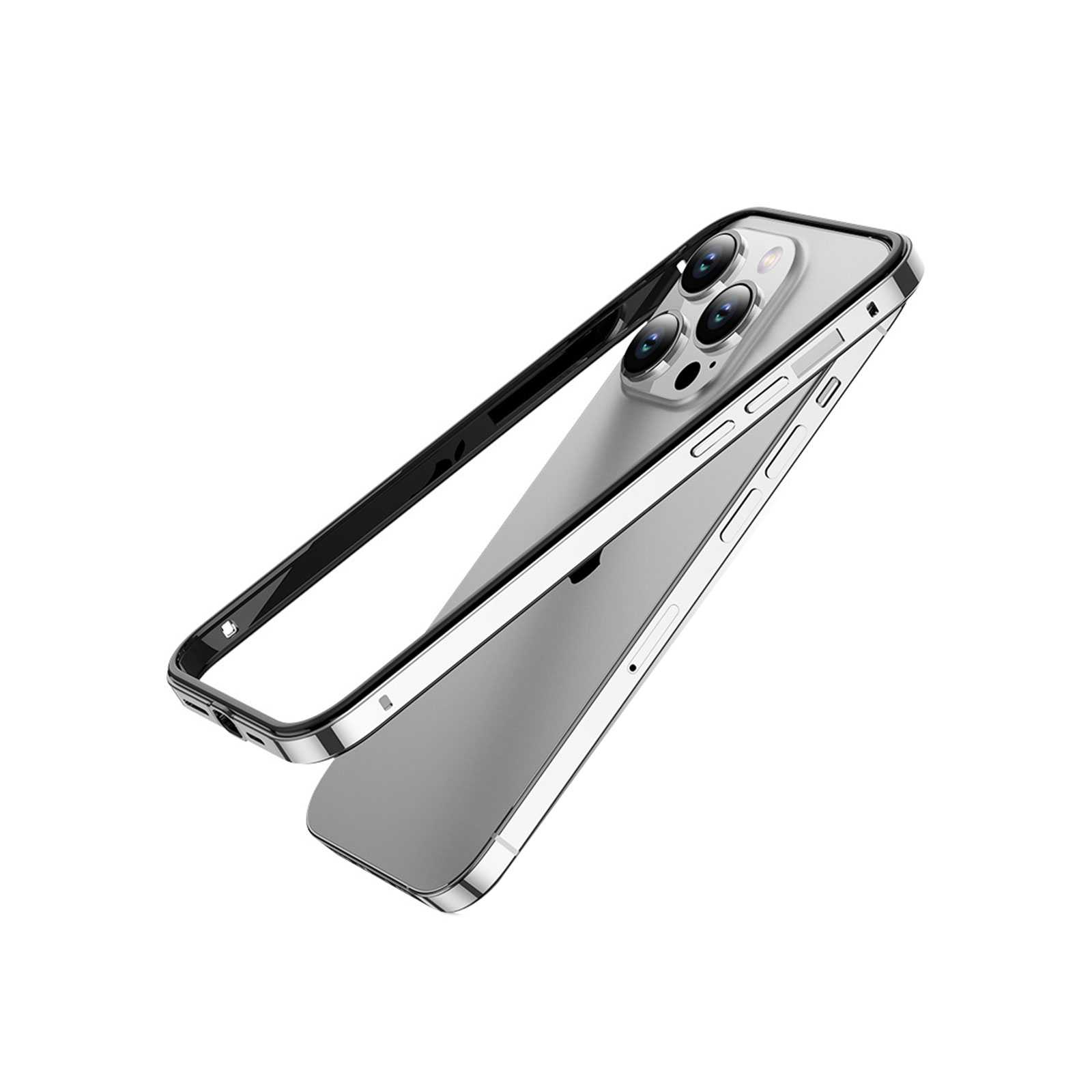 iPhone 15 アルミバンパー ケース Plus Pro Max アルミ合金バンパー 枠