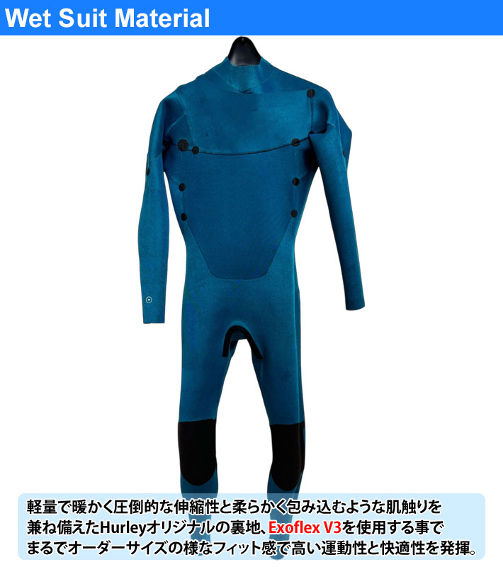 Hurley（ハーレー） 現品限り 2025 Hurley ウェットスーツ メンズ