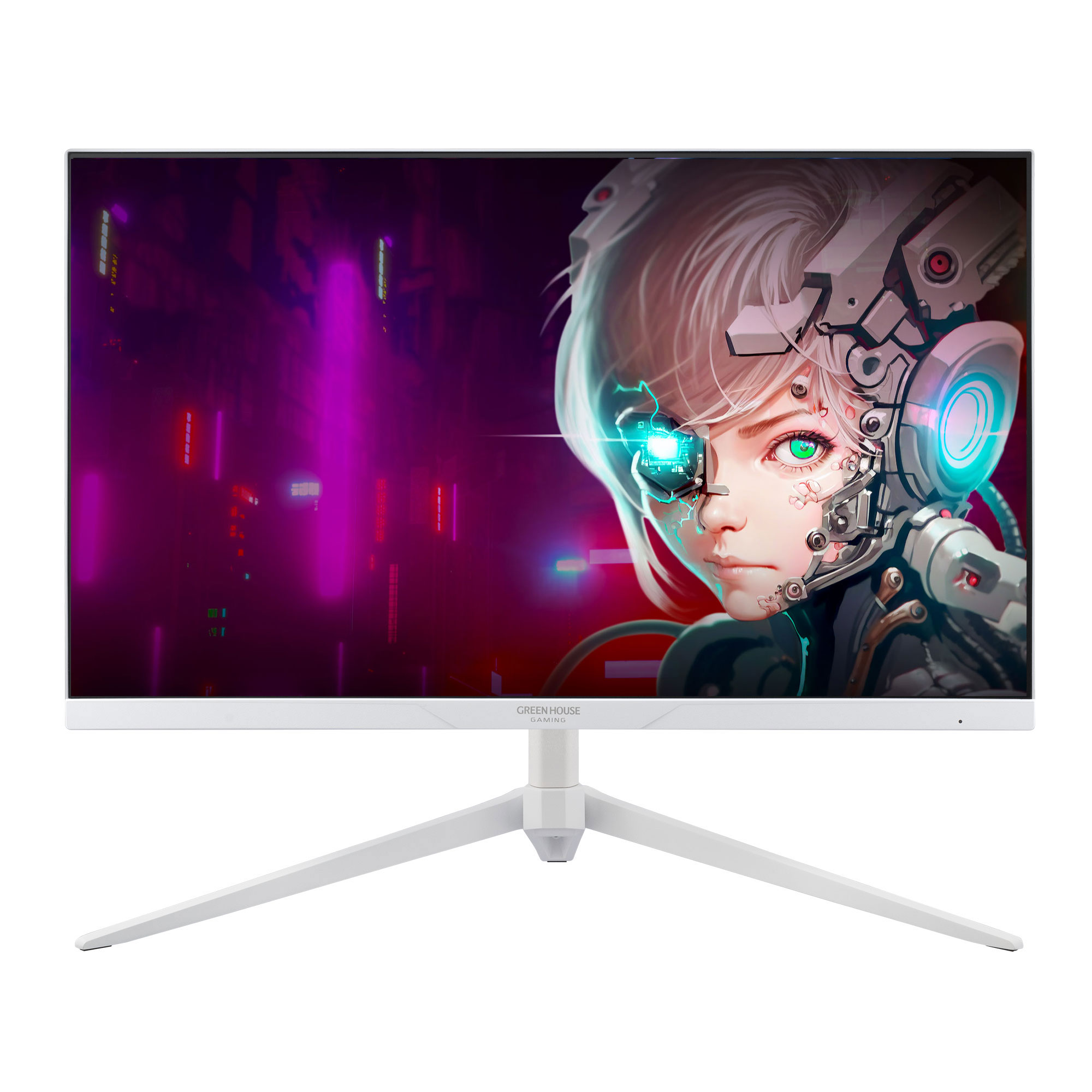 GREEN HOUSE（グリーンハウス） ゲーミングモニター 白 165Hz 23.8