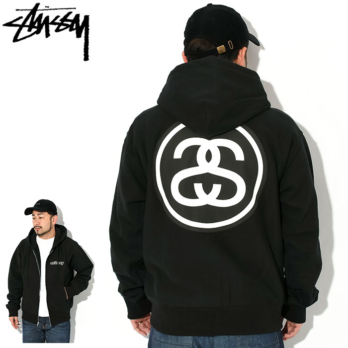 STUSSY（ステューシー） パーカー ジップアップ メンズ SS Link ( full