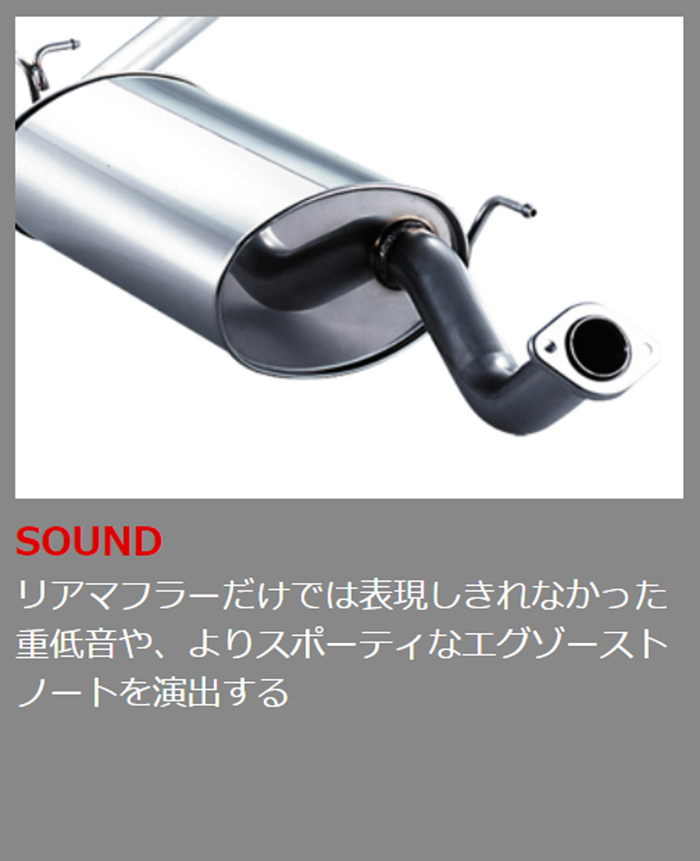 FUJITSUBO（フジツボ） Center Pipe for Wagolis ワゴリス用