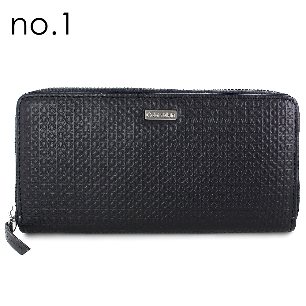 ck Calvin Klein ラッピング済 カルバンクライン メンズ 長財布 革