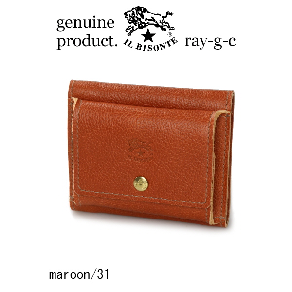 IL BISONTE（イルビゾンテ） 財布 三つ折りコンパクトウオレット 三