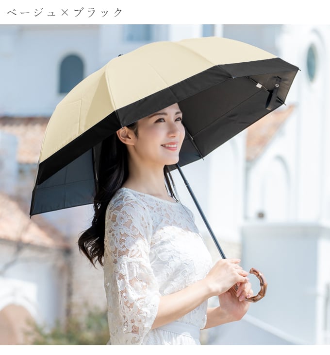 ロサブラン 日傘 完全遮光 折りたたみ uv 晴雨兼用 軽量 2段