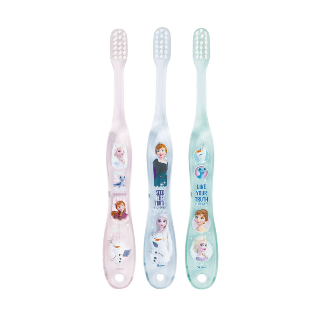スケーター 歯ブラシ 子供用 3本 セット 3〜5才 キャップ付き やわらか
