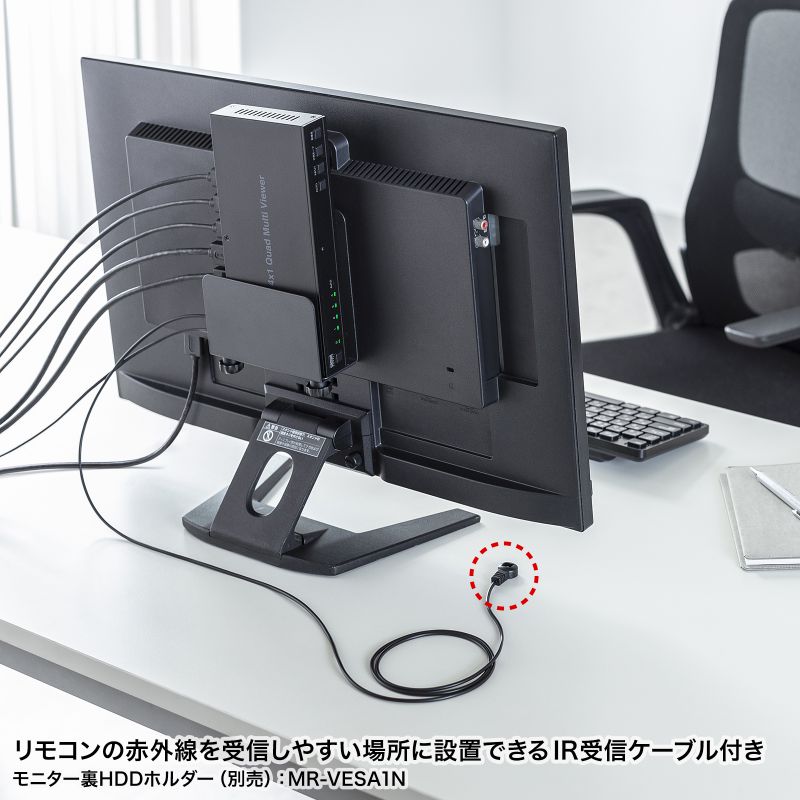 SANWA SUPPLY（サンワサプライ） HDMI切替器 画面分割 4入力1出力 4
