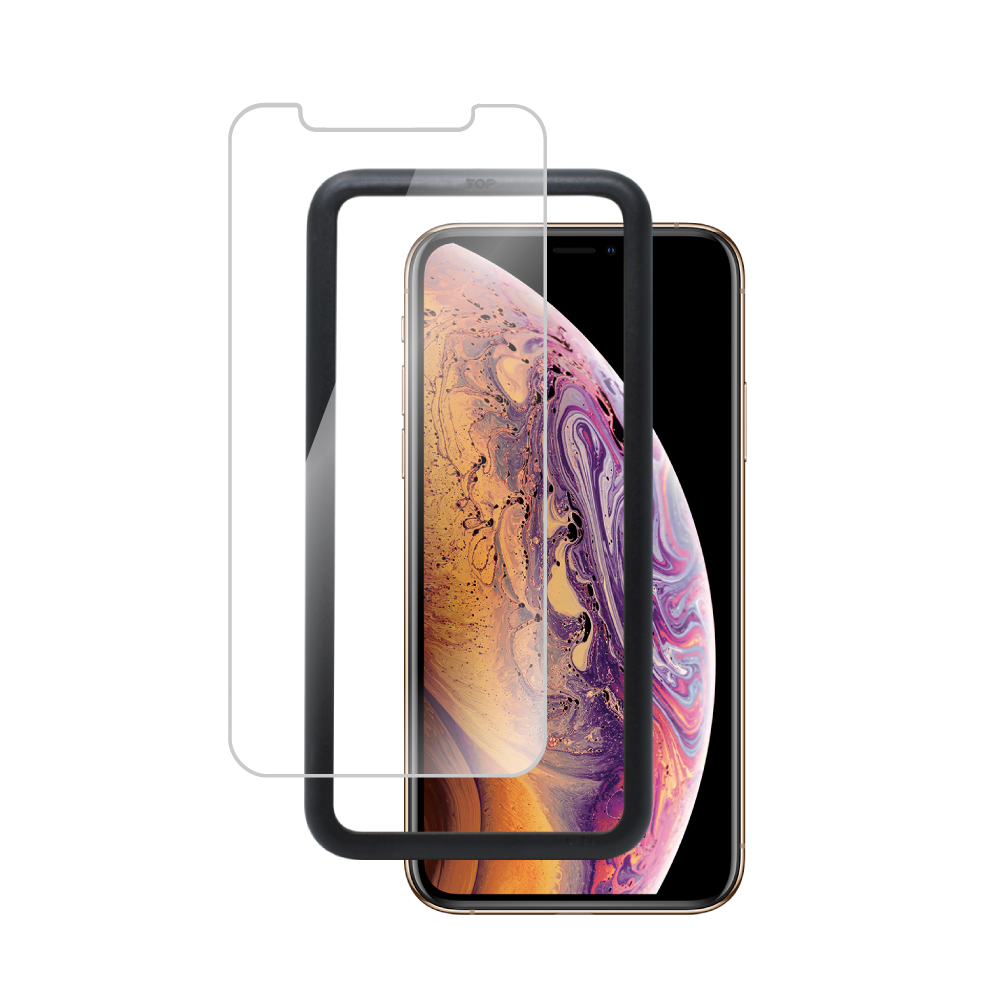 シズカウィル（shizukawill） iphoneX XS ガラスフィルム 保護フィルム