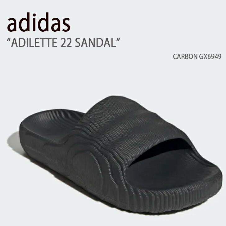 adidas（アディダス） サンダル スリッパ ADILETTE 22 BLACK GX6949