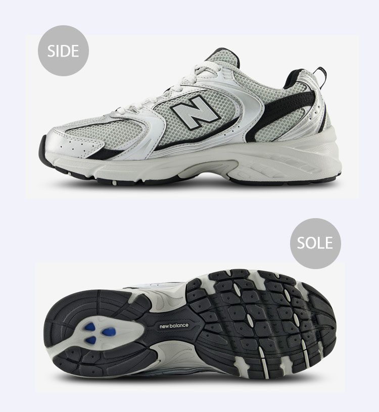 New Balance（ニューバランス） スニーカー MR530FGB WHITE BLACK