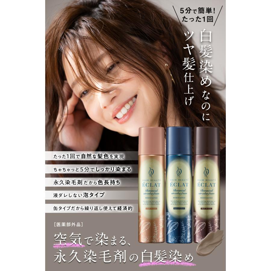 HAIR BEAUTE ECLAT リタッチ 全体染め 部分染め ヘアカラー 医薬部外品
