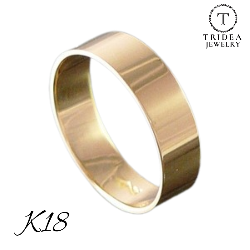 TRIDEA JEWELRY（トライディアジュエリー） K18 マリッジリング 平打